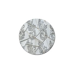 The Abstract Design On The Xuzhou Art Museum Golf Ball Marker (10 Pack) by Nexatart