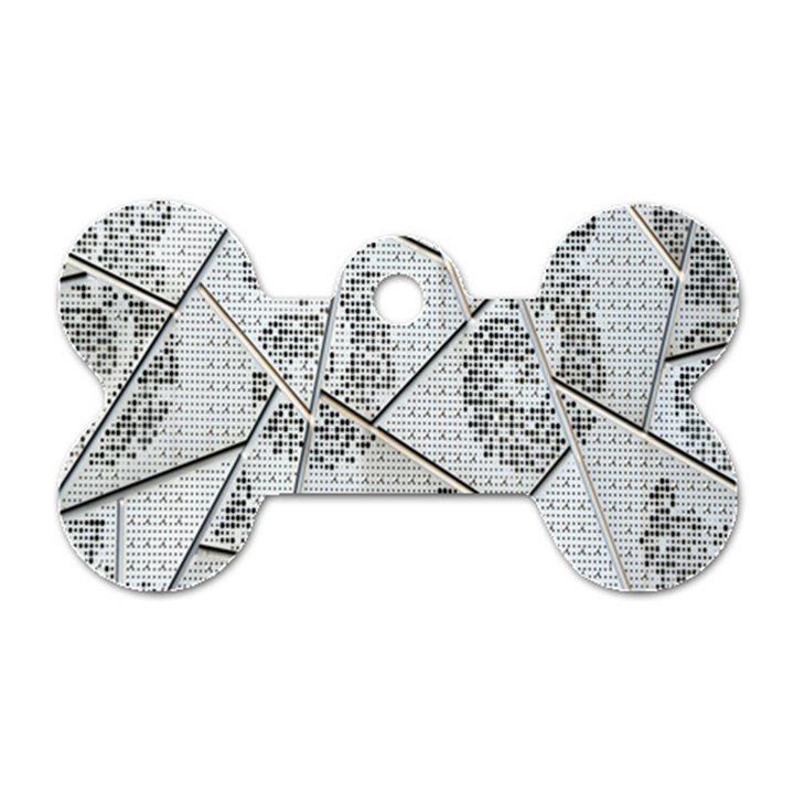 The Abstract Design On The Xuzhou Art Museum Dog Tag Bone (Two Sides)