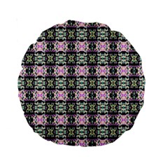 Colorful Pixelation Repeat Pattern Standard 15  Premium Round Cushions by Nexatart