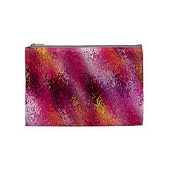 Red Seamless Abstract Background Cosmetic Bag (medium)  by Nexatart