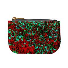 Red Turquoise Abstract Background Mini Coin Purses by Nexatart