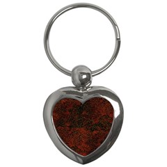 Olive Seamless Abstract Background Key Chains (heart)  by Nexatart