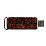 Olive Seamless Abstract Background Portable USB Flash (Two Sides) Front