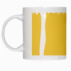 Beer Foam Yellow White White Mugs