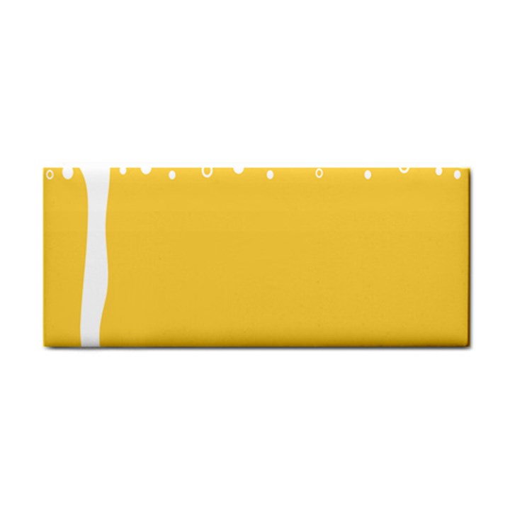 Beer Foam Yellow White Cosmetic Storage Cases