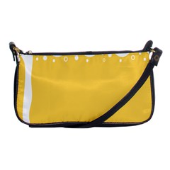 Beer Foam Yellow White Shoulder Clutch Bags by Mariart