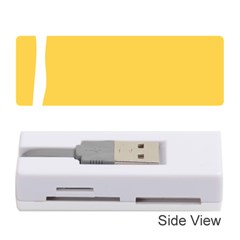 Beer Foam Yellow White Memory Card Reader (stick)  by Mariart