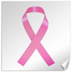 Breast Cancer Ribbon Pink Canvas 12  X 12  