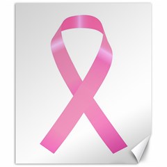 Breast Cancer Ribbon Pink Canvas 20  X 24   by Mariart