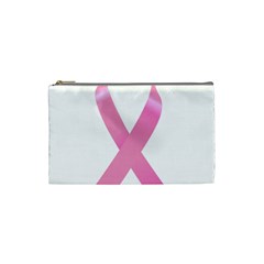 Breast Cancer Ribbon Pink Cosmetic Bag (small)  by Mariart
