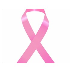 Breast Cancer Ribbon Pink Double Sided Flano Blanket (medium) 