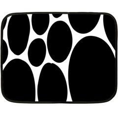 Dalmatian Black Spot Stone Fleece Blanket (mini) by Mariart