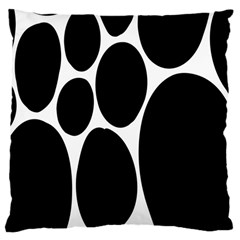 Dalmatian Black Spot Stone Large Cushion Case (one Side) by Mariart