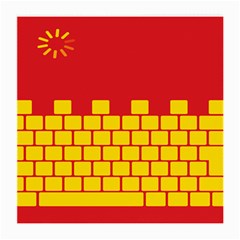 Firewall Bridge Signal Yellow Red Medium Glasses Cloth (2-side)