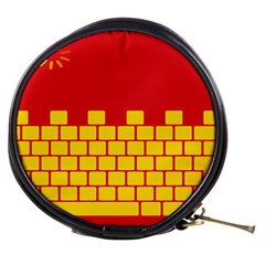 Firewall Bridge Signal Yellow Red Mini Makeup Bags