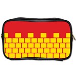 Firewall Bridge Signal Yellow Red Toiletries Bags Front