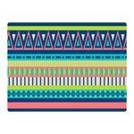 Aztec Triangle Chevron Wave Plaid Circle Color Rainbow Double Sided Flano Blanket (Mini)  35 x27  Blanket Front