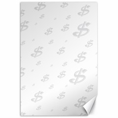 Dollar Sign Transparent Canvas 20  X 30   by Mariart