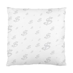 Dollar Sign Transparent Standard Cushion Case (two Sides) by Mariart