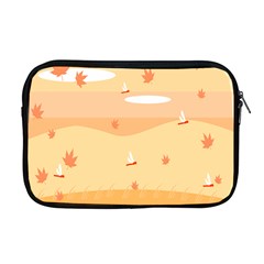 Dragonfly Leaf Orange Apple Macbook Pro 17  Zipper Case