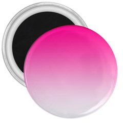 Gradients Pink White 3  Magnets by Mariart