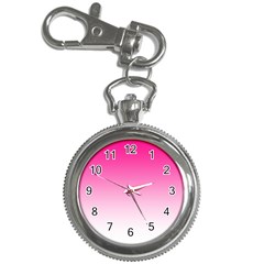 Gradients Pink White Key Chain Watches