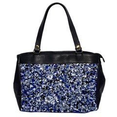 Electric Blue Blend Stone Glass Office Handbags