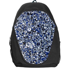 Electric Blue Blend Stone Glass Backpack Bag