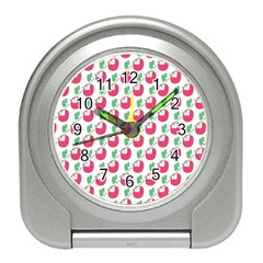 Fruit Pink Green Mangosteen Travel Alarm Clocks