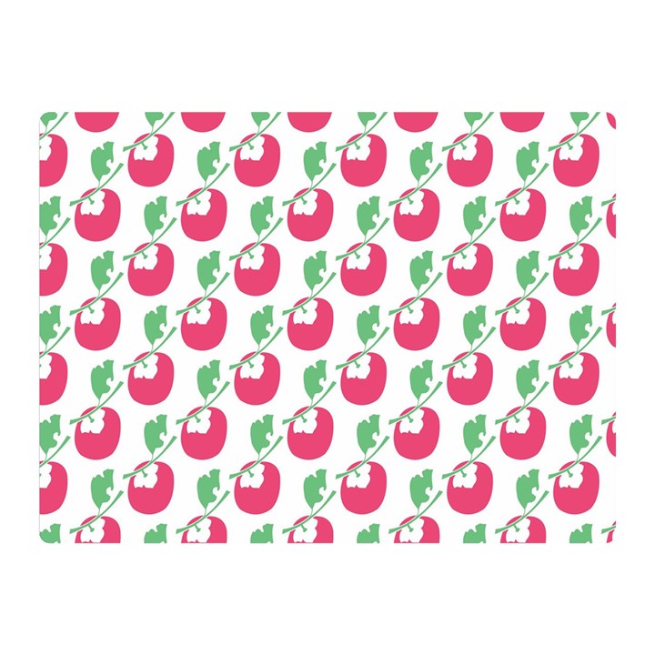 Fruit Pink Green Mangosteen Double Sided Flano Blanket (Mini) 