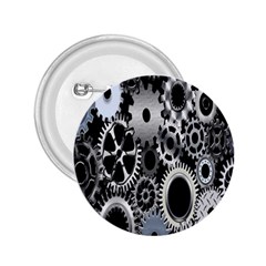 Gears Technology Steel Mechanical Chain Iron 2 25  Buttons by Mariart