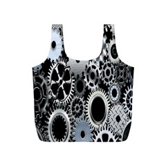 Gears Technology Steel Mechanical Chain Iron Full Print Recycle Bags (s)  by Mariart