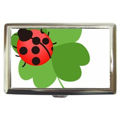 Insect Flower Floral Animals Green Red Cigarette Money Cases