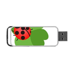 Insect Flower Floral Animals Green Red Portable Usb Flash (two Sides)
