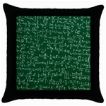 Formula Number Green Board Throw Pillow Case (Black) Front