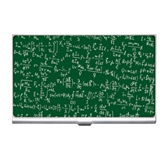 Formula Number Green Board Business Card Holders by Mariart