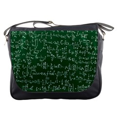 Formula Number Green Board Messenger Bags