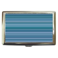 Horizontal Line Blue Cigarette Money Cases