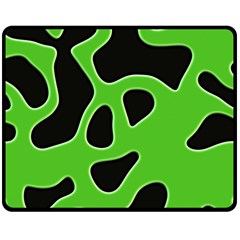Abstract Shapes A Completely Seamless Tile Able Background Double Sided Fleece Blanket (medium) 