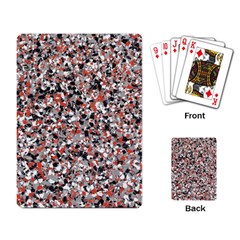 Hurley Mix Electric Electric Red Blend Playing Card by Mariart
