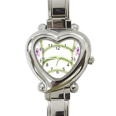 Abstract Background Heart Italian Charm Watch by Nexatart