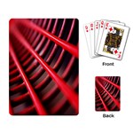 Abstract Of A Red Metal Chair Playing Card Back