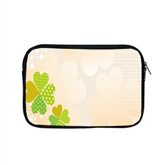 Leaf Polka Dot Green Flower Star Apple Macbook Pro 15  Zipper Case by Mariart