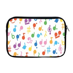 Musical Notes Apple Macbook Pro 17  Zipper Case by Mariart