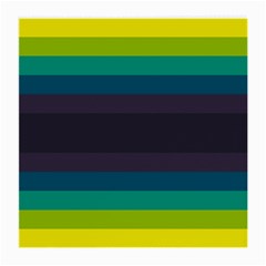 Neon Stripes Line Horizon Color Rainbow Yellow Blue Purple Black Medium Glasses Cloth