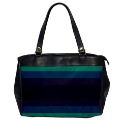 Neon Stripes Line Horizon Color Rainbow Yellow Blue Purple Black Office Handbags