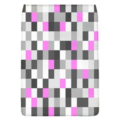 Pink Grey Black Plaid Original Flap Covers (l)  by Mariart