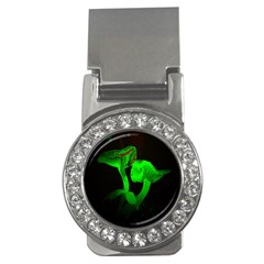 Neon Green Resolution Mushroom Money Clips (cz) 