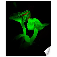 Neon Green Resolution Mushroom Canvas 16  X 20  