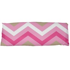 Pink Red White Grey Chevron Wave Body Pillow Case (dakimakura)